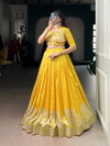 Nnk1127 Tasar Silk With Printed Lehenga With Blouse Koti Bulk Orders In India